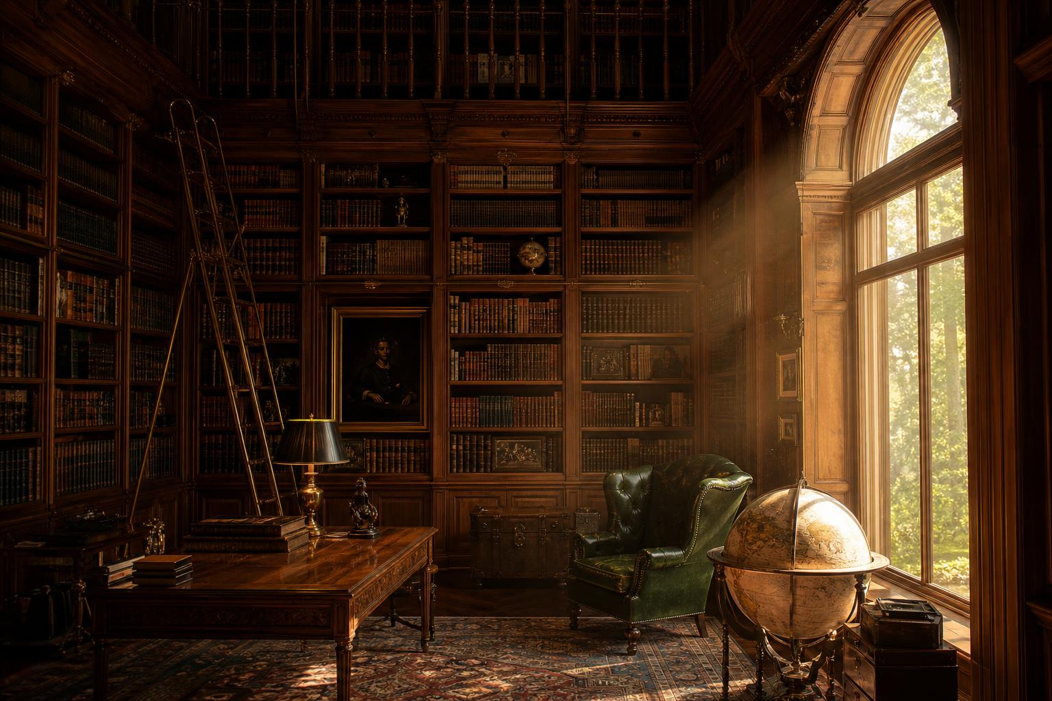 Cinematic luxury publishing library